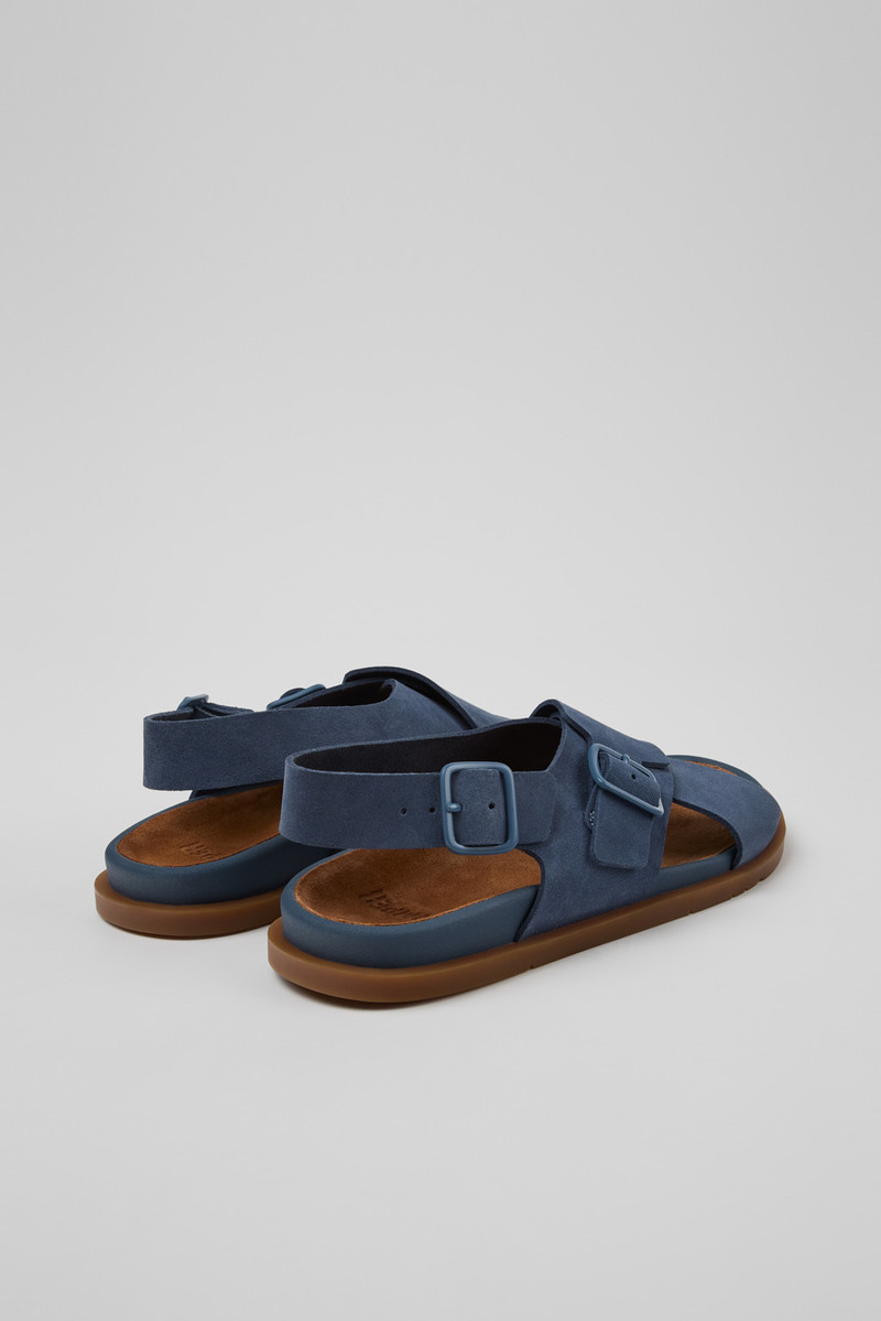 CAMPERLAB Blue Suede Sandals for Women. outlook