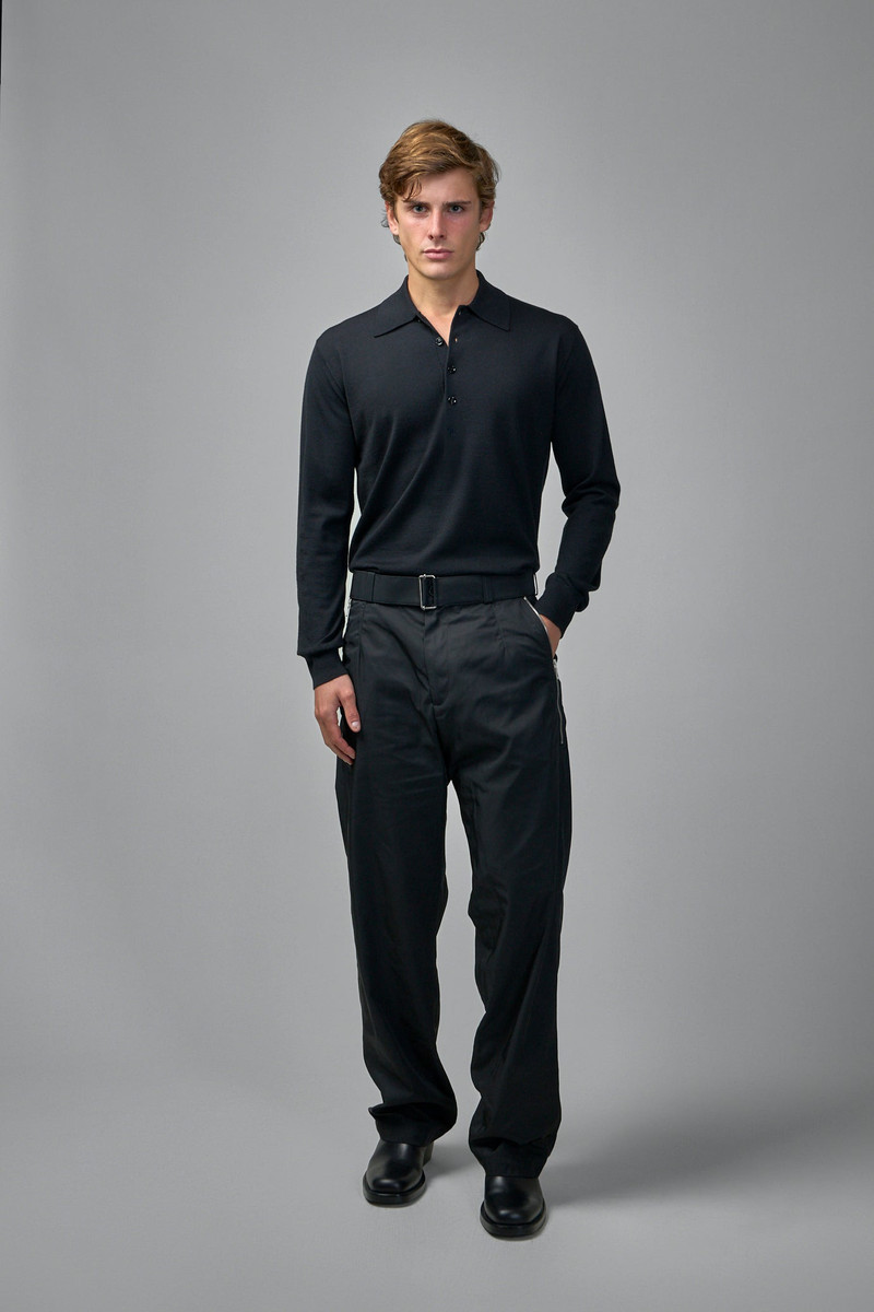 Dries Van Noten Muano Wool Polo outlook