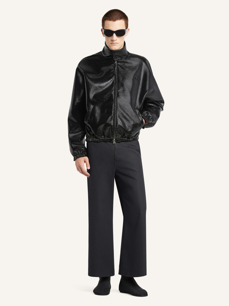courrèges VINYL ZIPPED BOMBER JACKET outlook