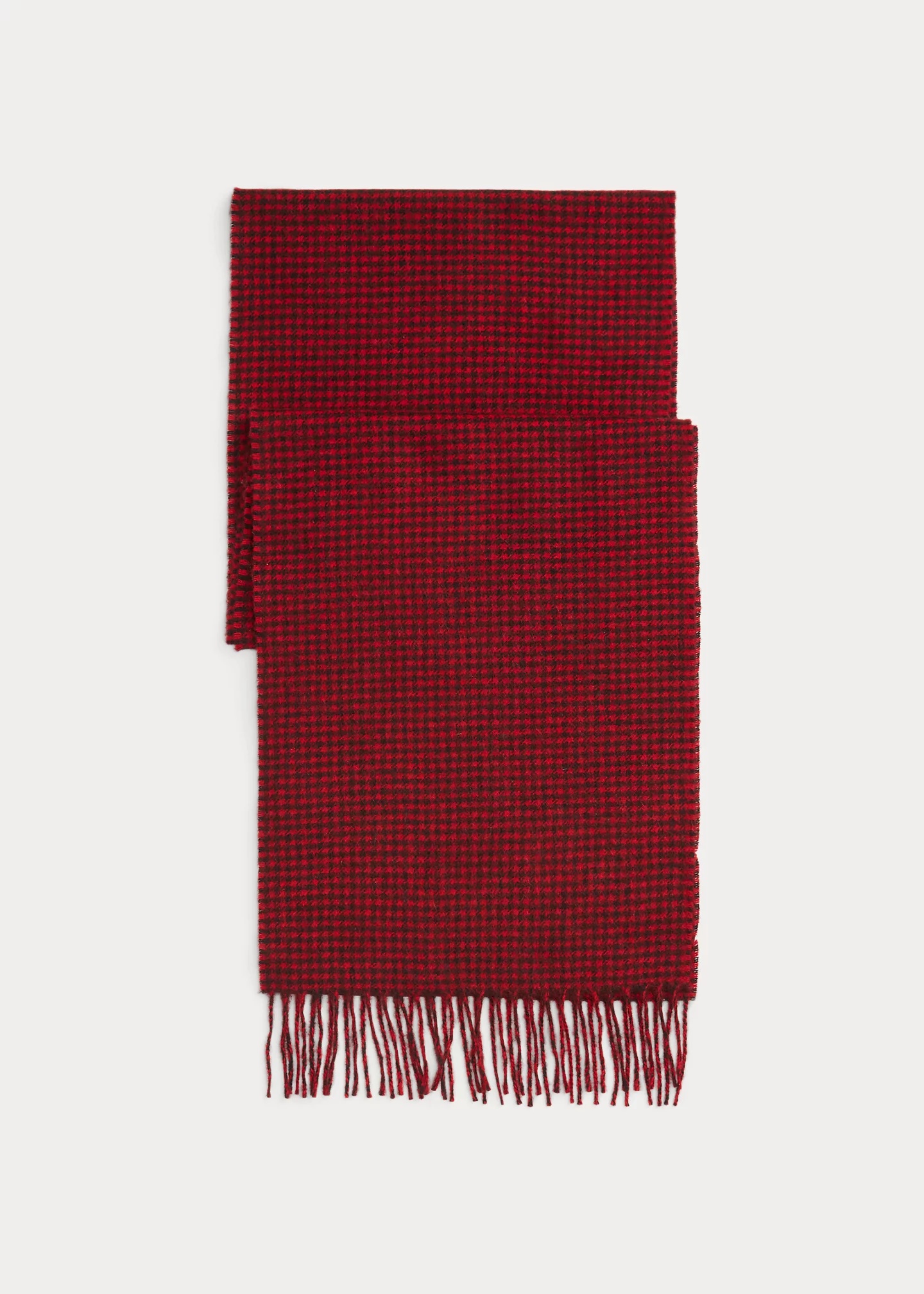 Checked Cashmere Scarf - 1