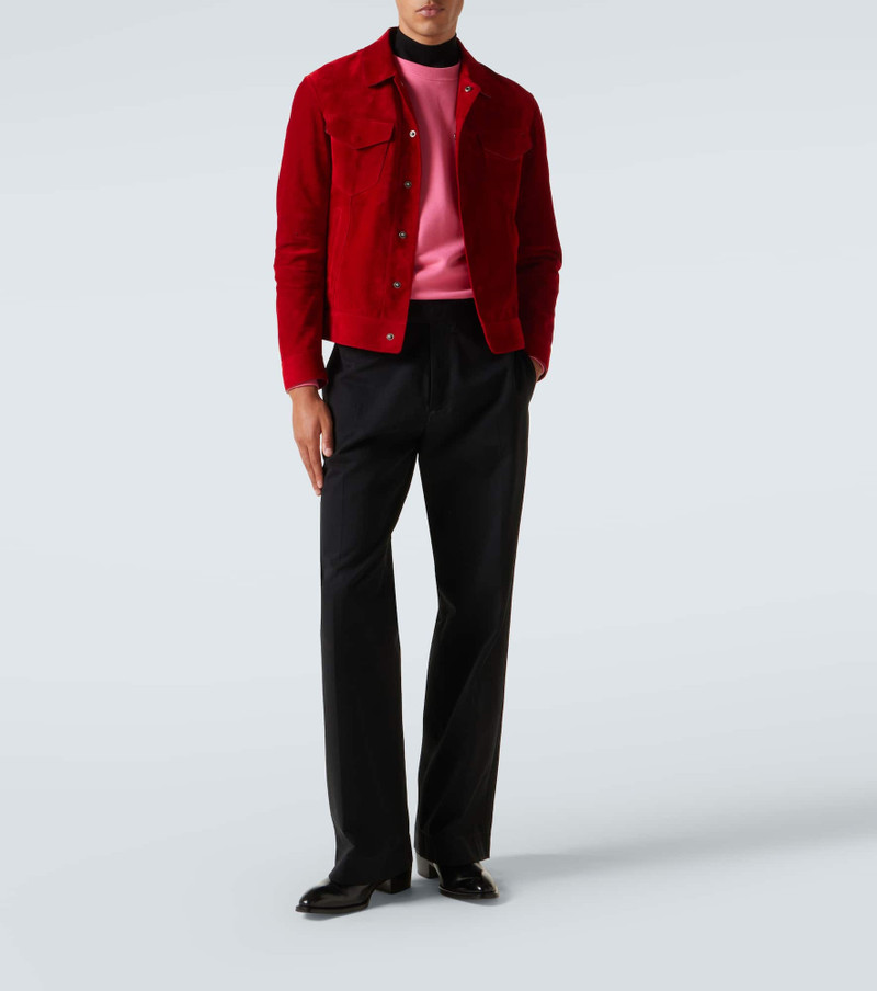 TOM FORD Cotton drill wide-leg pants outlook