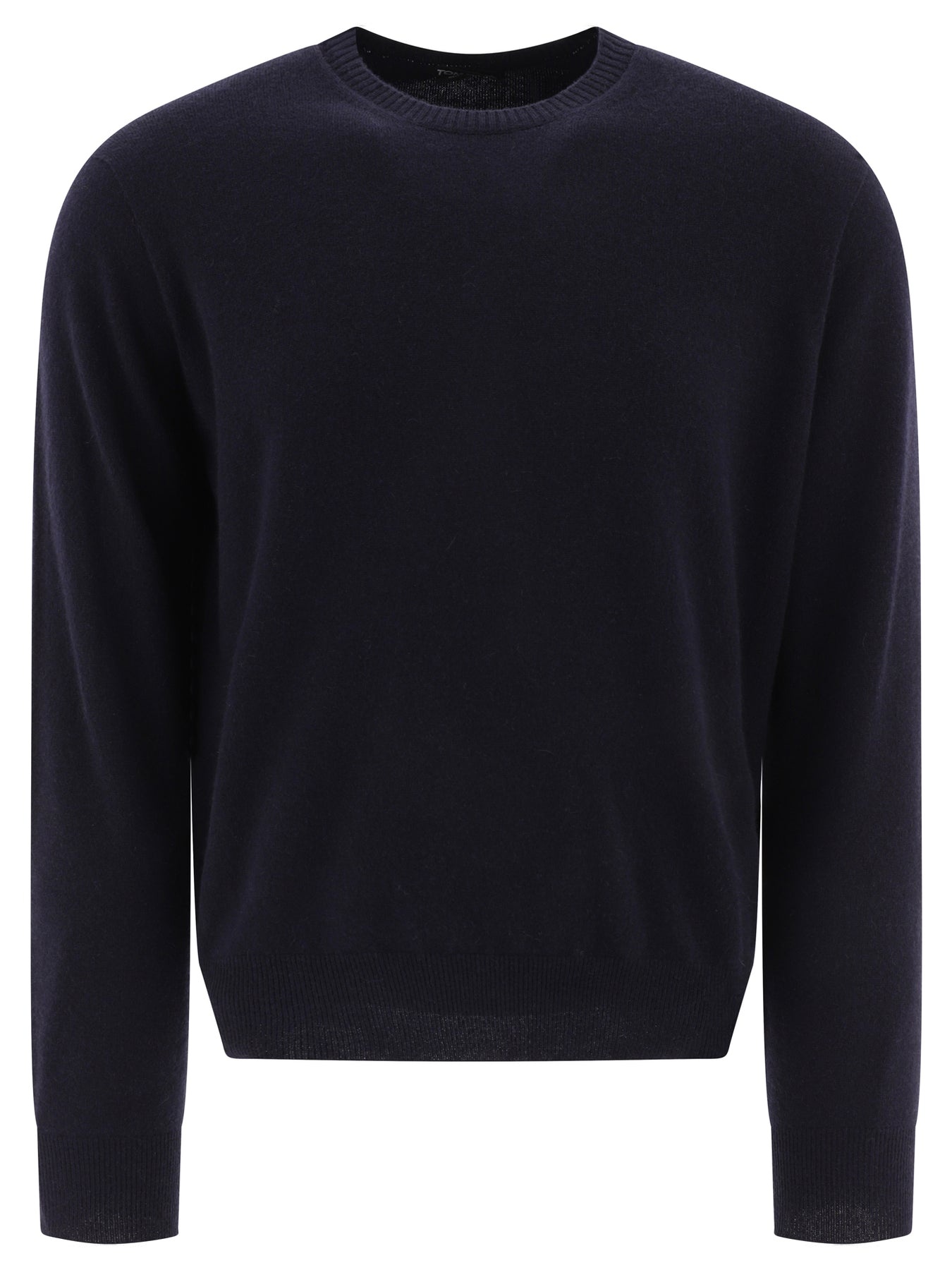 Cashmere Crewneck Sweater Knitwear Blue - 1