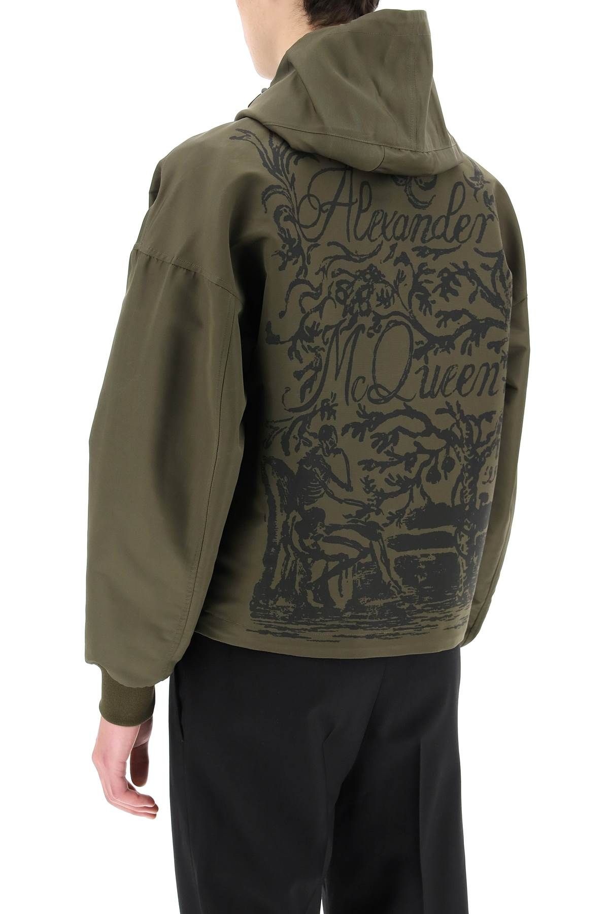 BLAKE PRINT WINDBREAKER JACKET - 4