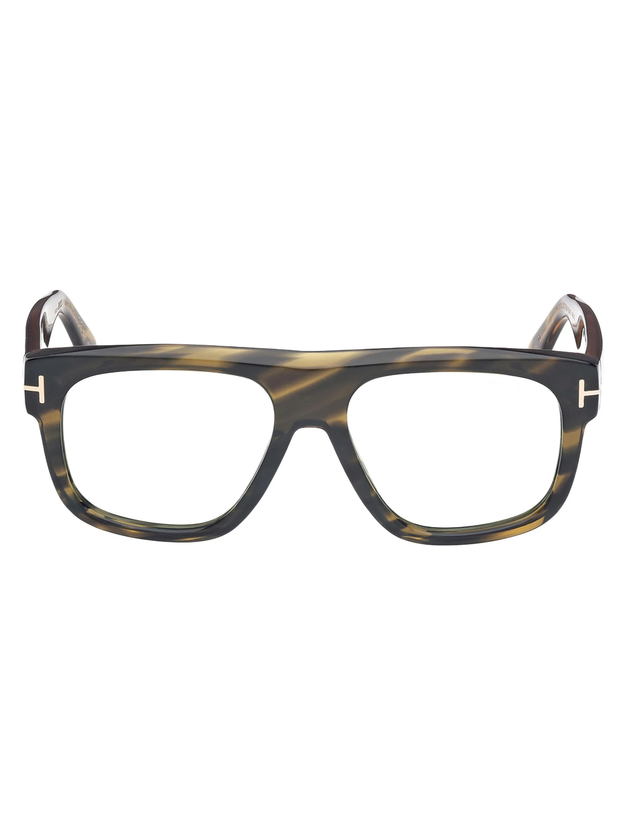 Men's Icon 56MM Geometric Sunglasses - Brown Green - 1