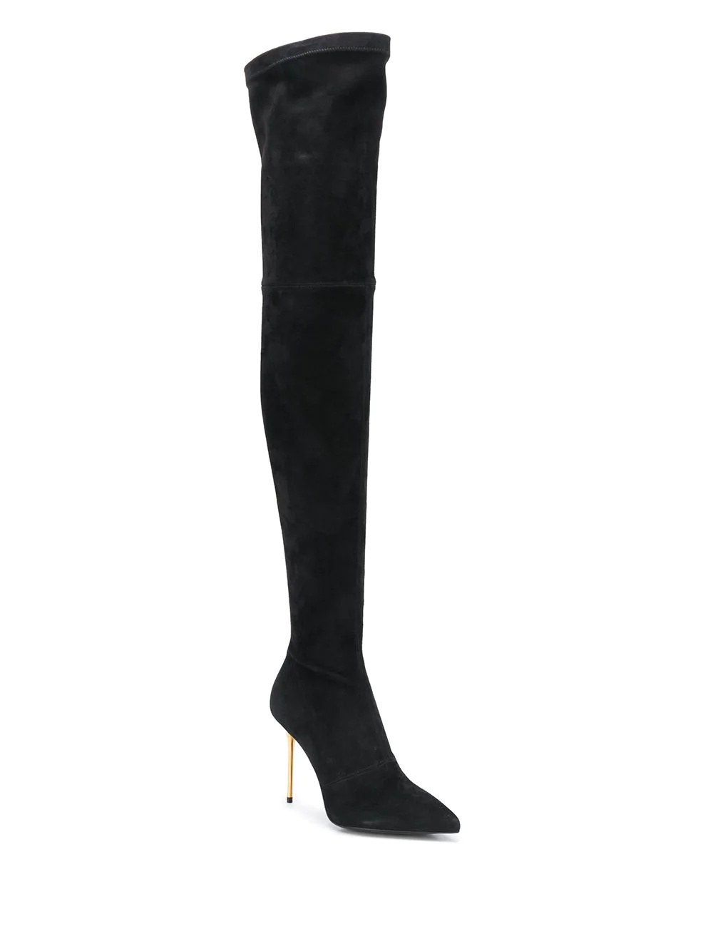 thigh high boot pumps - 2