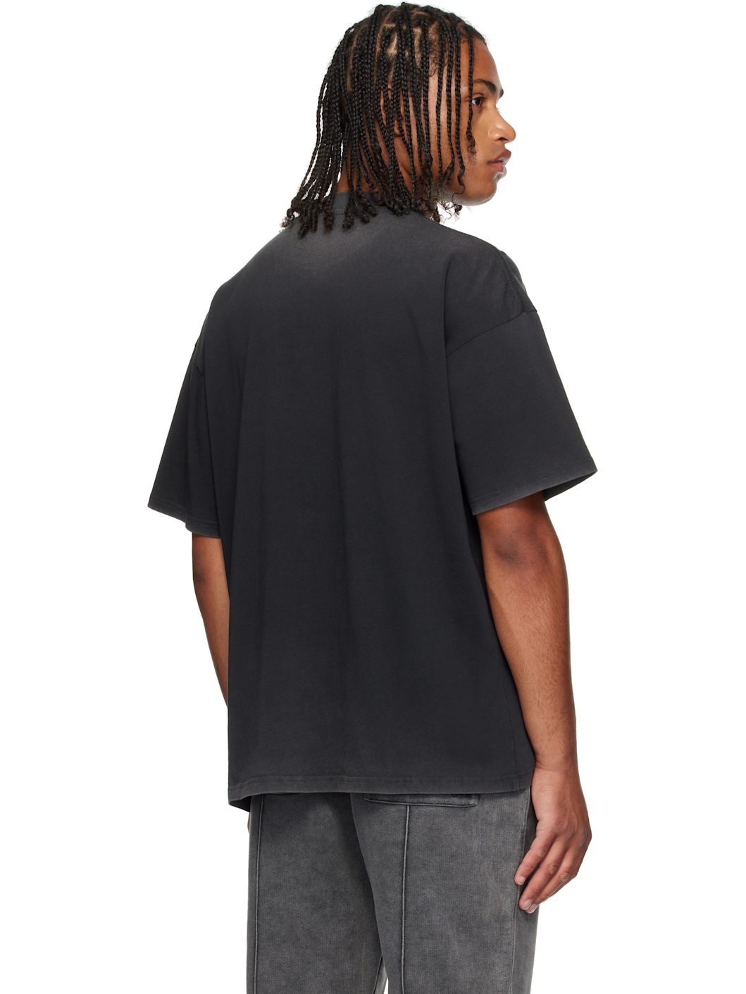 Black 'Thoroughbred' T-shirt - 3