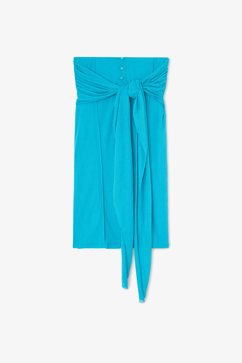 LONG SKIRT IN MARL MESH 1