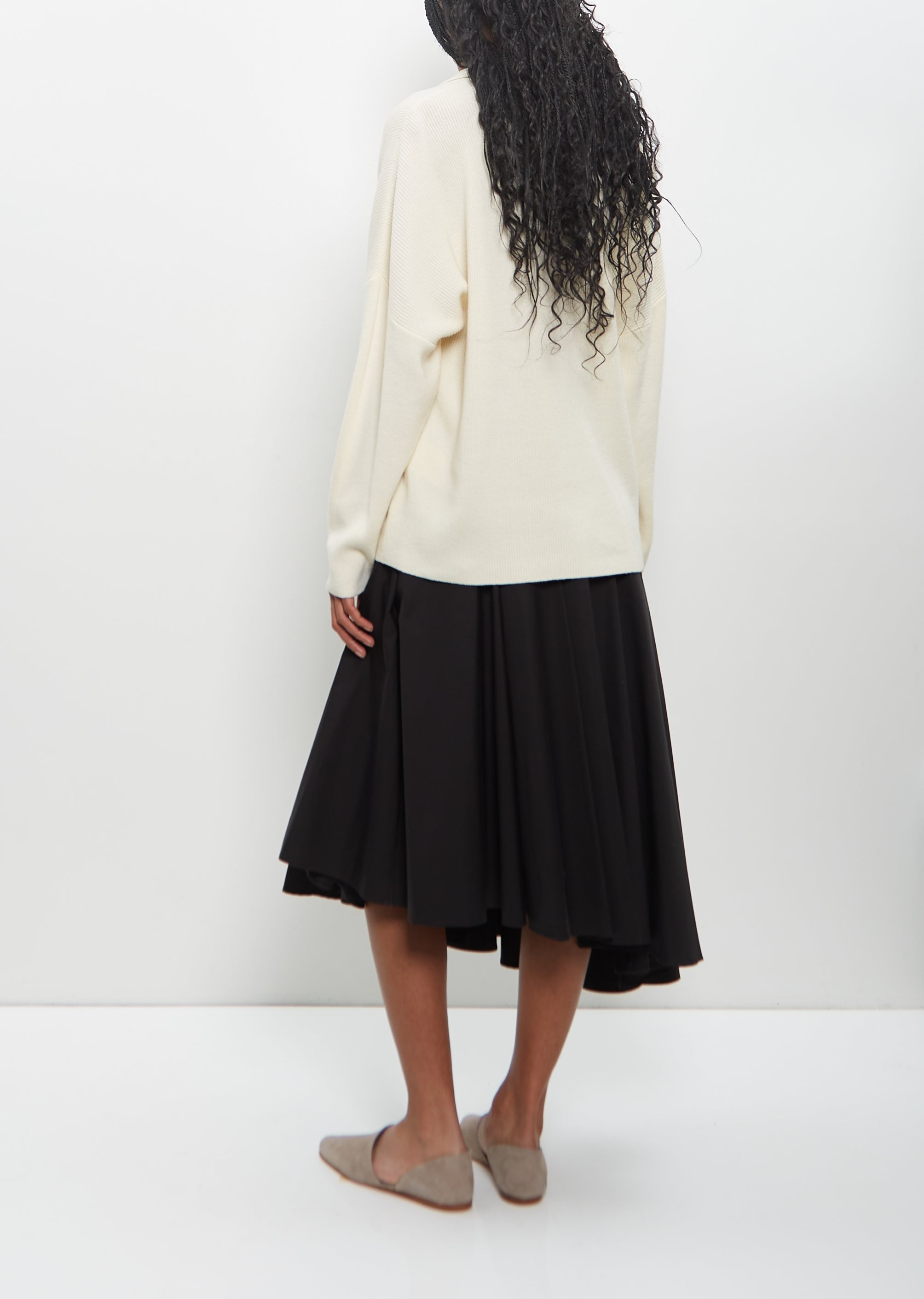 Ribbed Wool Louise Polo Sweater - 2