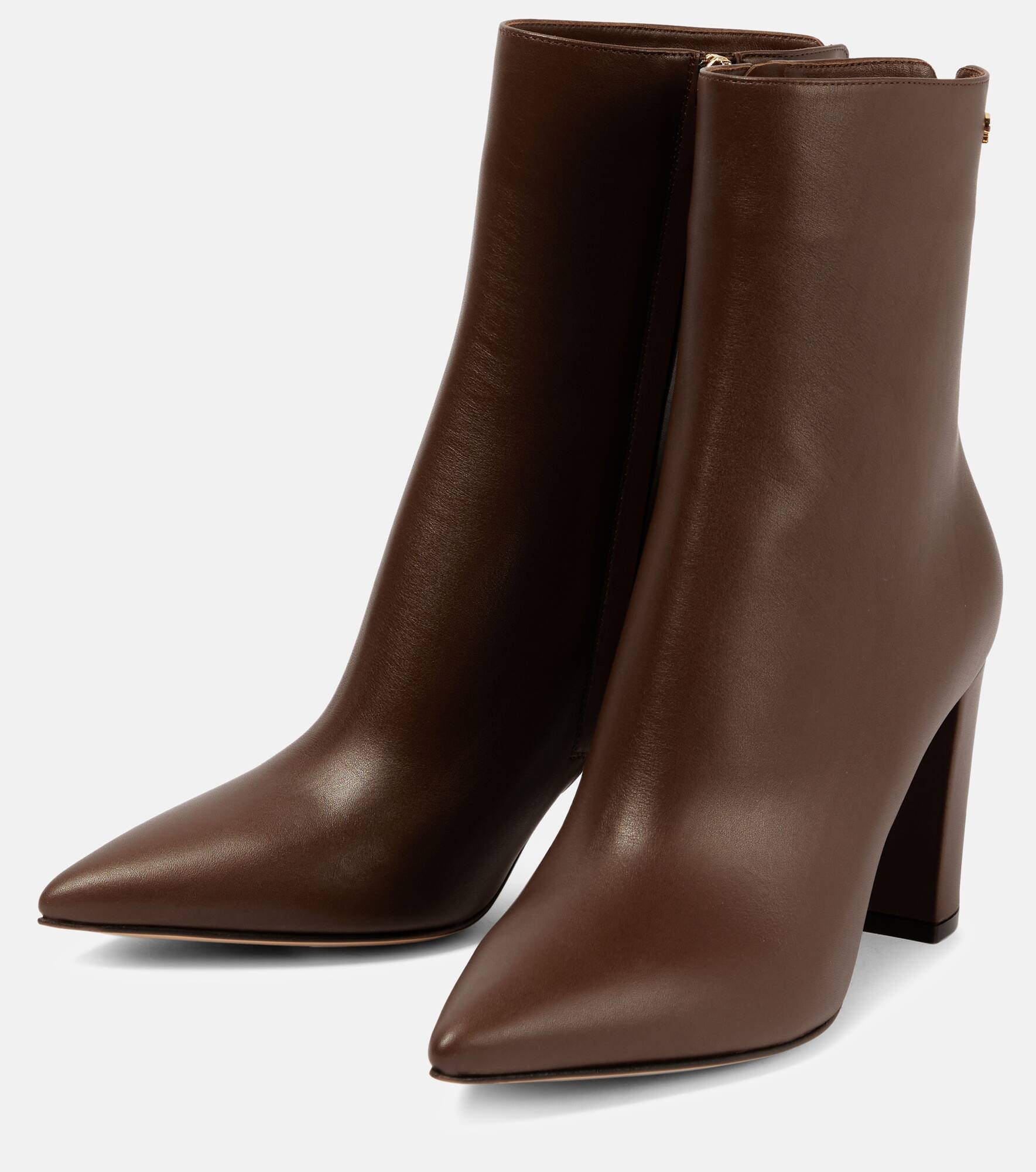 Piper 85 leather ankle boots - 5