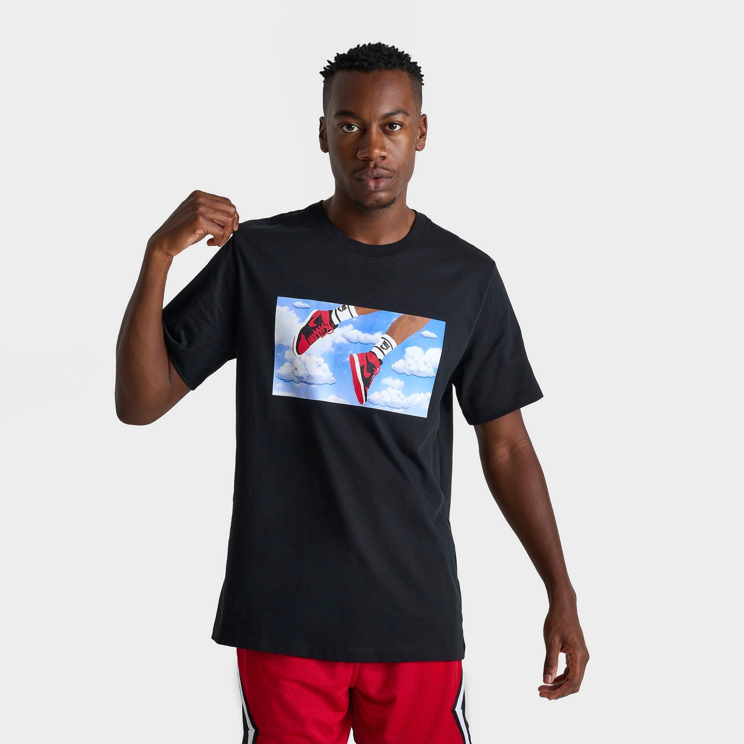 Jordan MEN'S JORDAN FLIGHT ESSENTIALS SKY GRAPHIC T-SHIRT