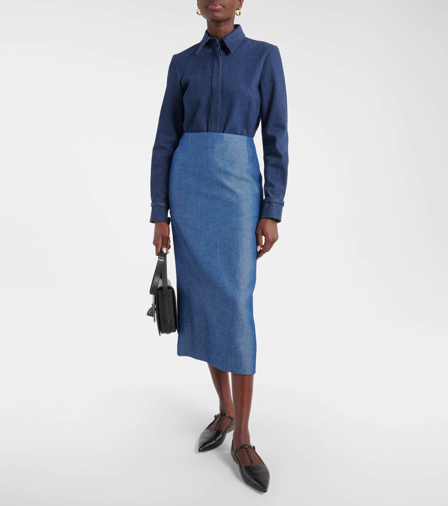 Manuela wool and linen maxi skirt - 2