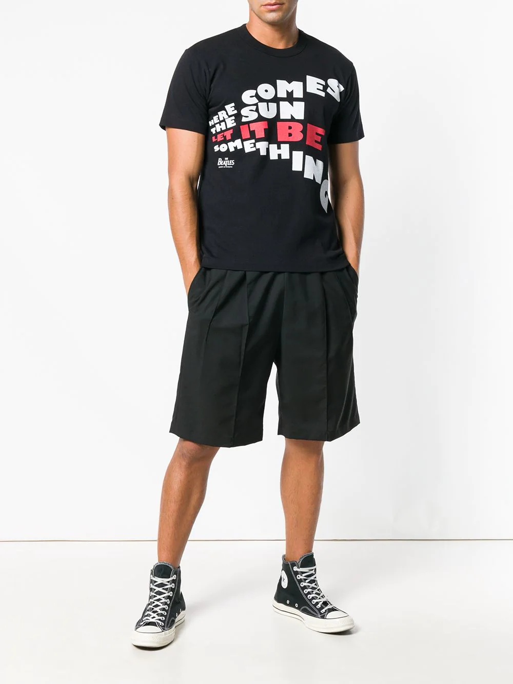 Beatles lyrics print T-shirt - 2