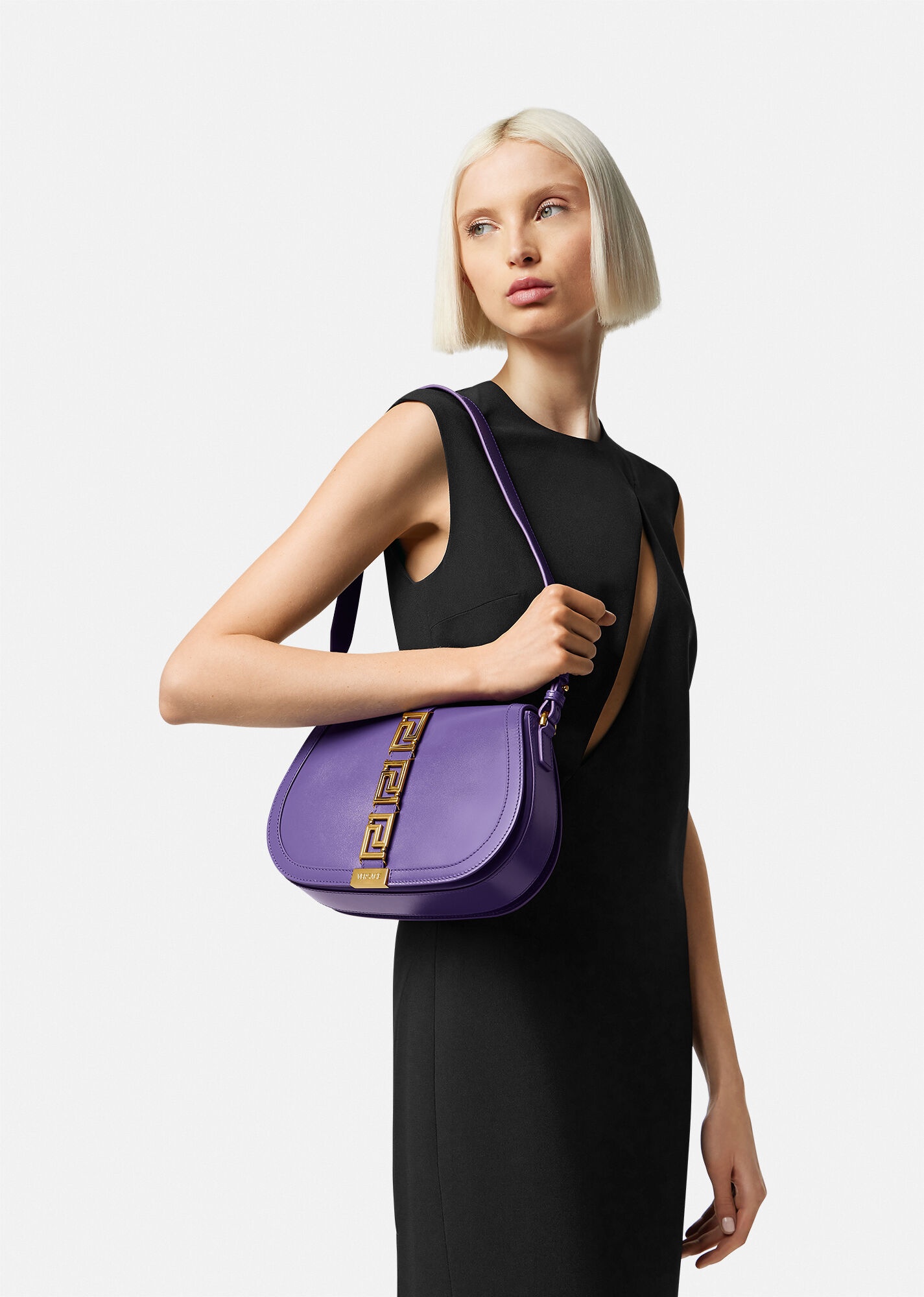 Greca Goddess Large Shoulder Bag - 6
