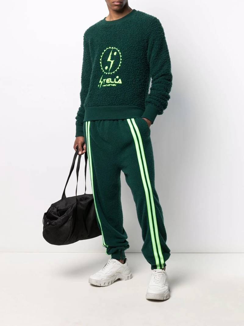 Stella McCartney side-stripe track pants outlook