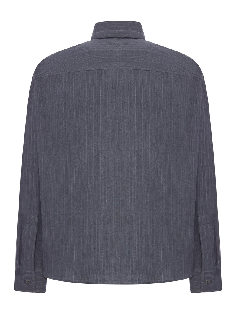 LARDINI STRIPED LINEN SHIRT outlook