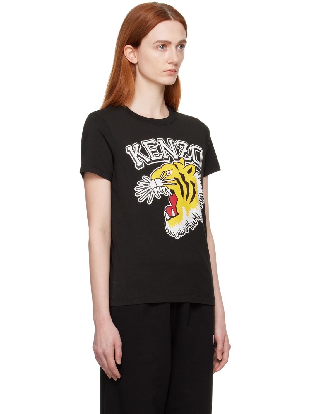 Black Kenzo Paris Varsity Jungle T-Shirt - 2