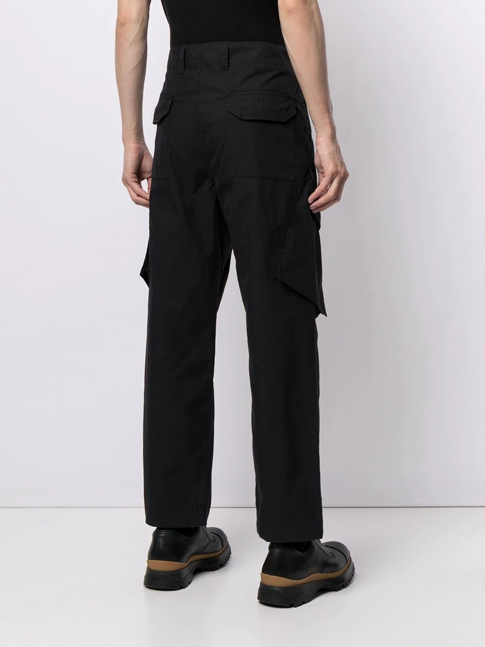 cropped cargo trousers - 4