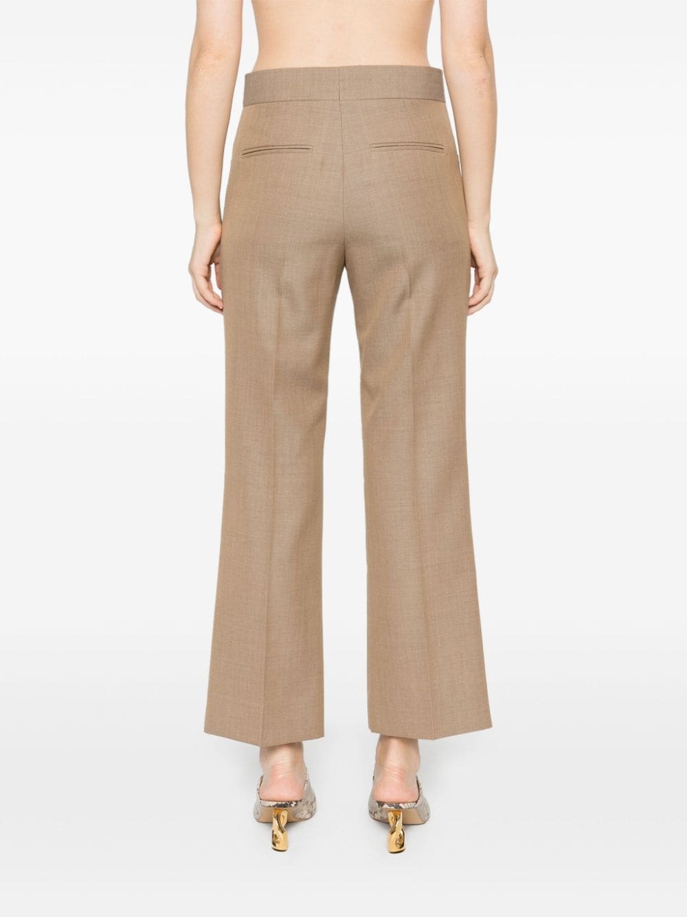 wide cropped flared trousers - 4