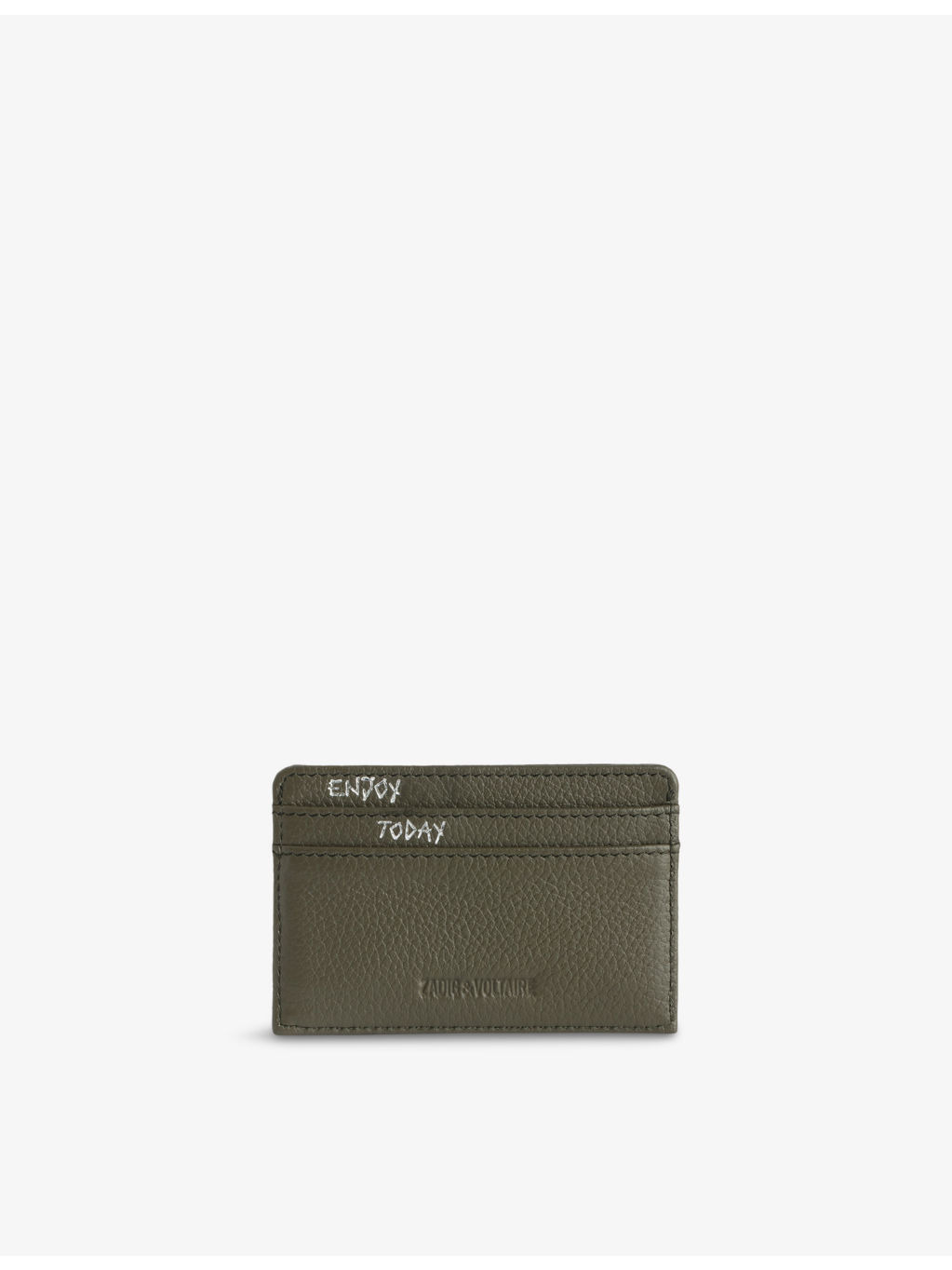 ZV Pass logo-plaque leather cardholder - 3