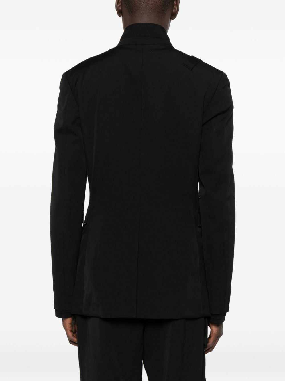 mandarin-collar buttoned jacket - 4