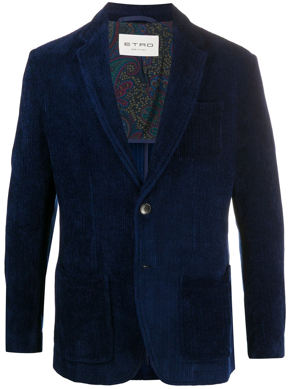 single-breasted regular-fit blazer - 1