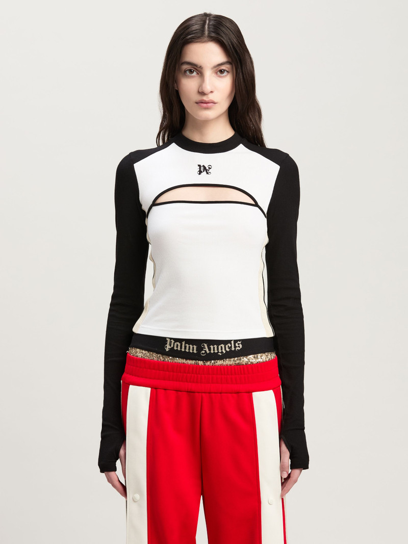 Monogram Cut Out T-Shirt 3