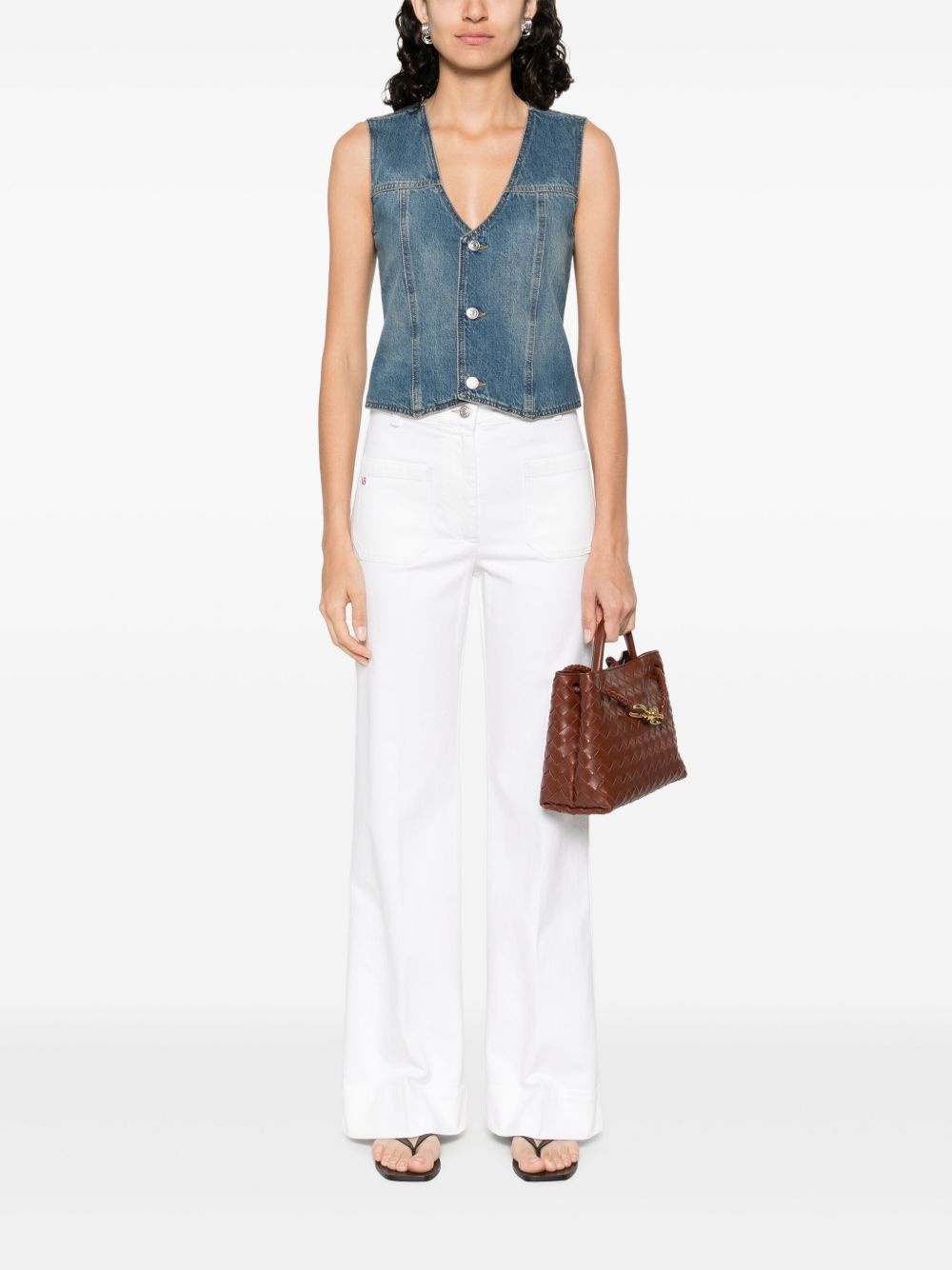 logo-tag jeans - 2