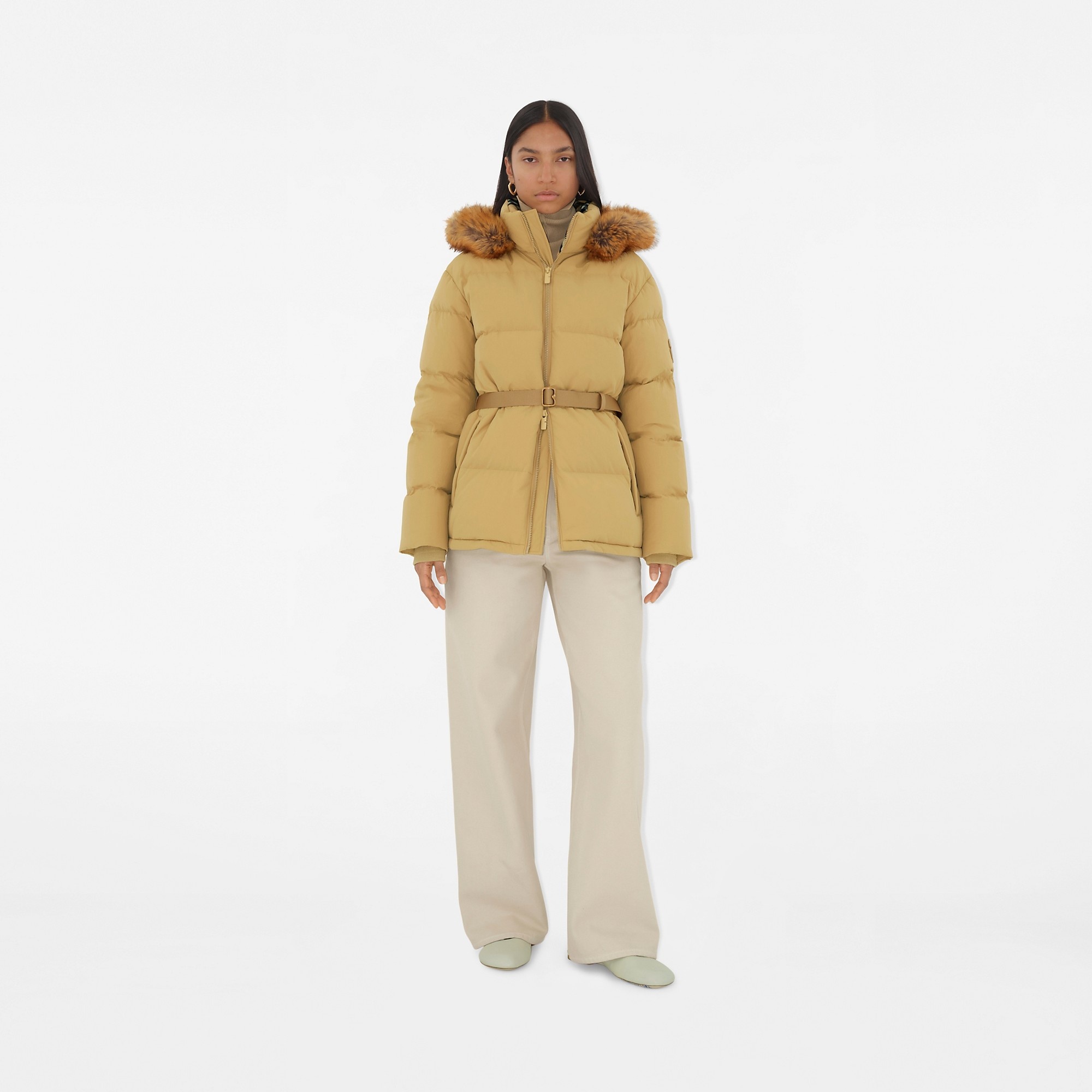 Short Nylon Puffer Coat - 2