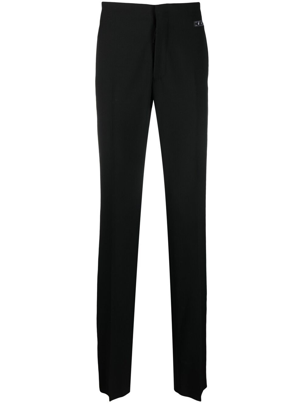 Clean straight-leg trousers - 1