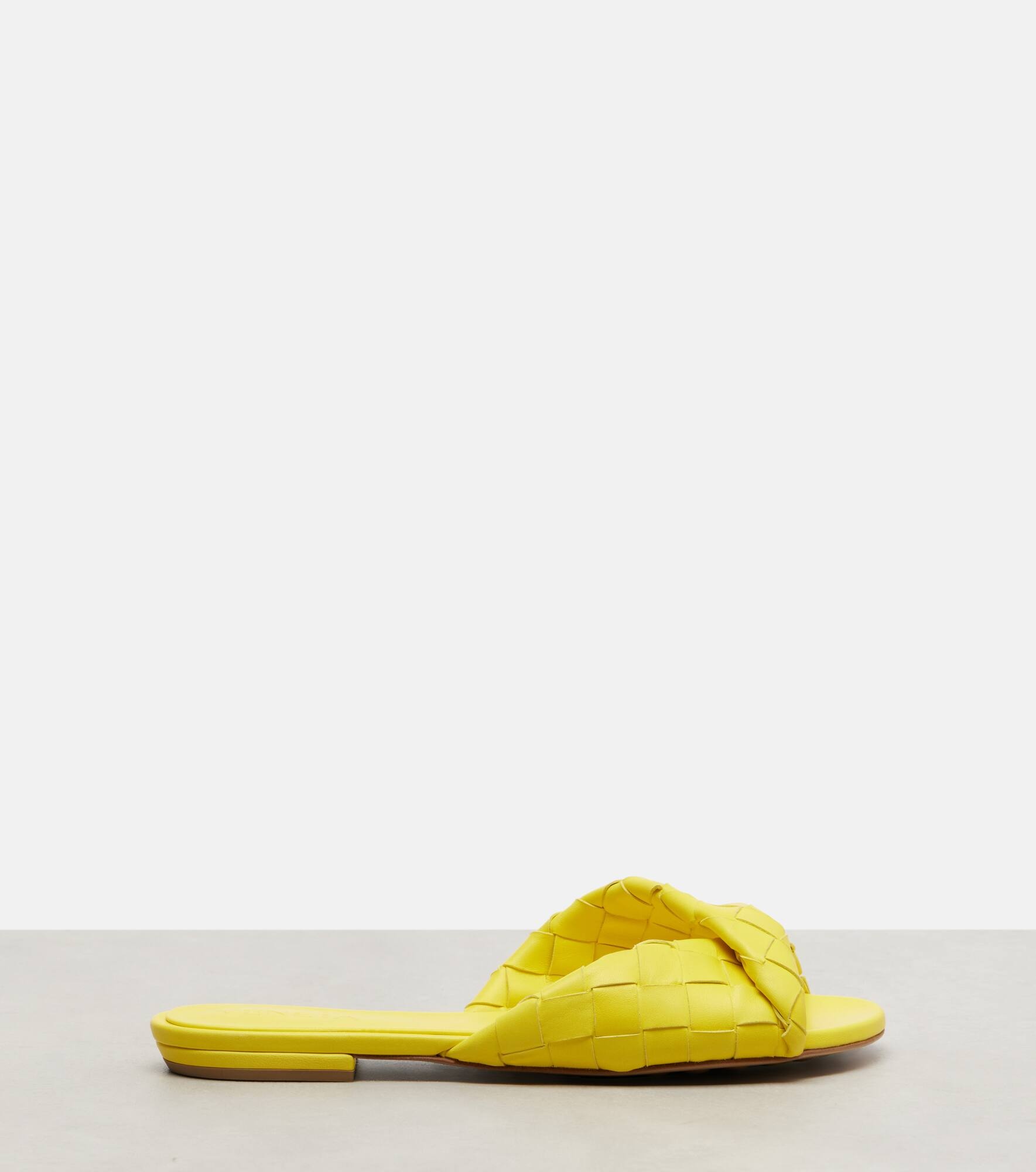 Blink Intrecciato leather slides - 4