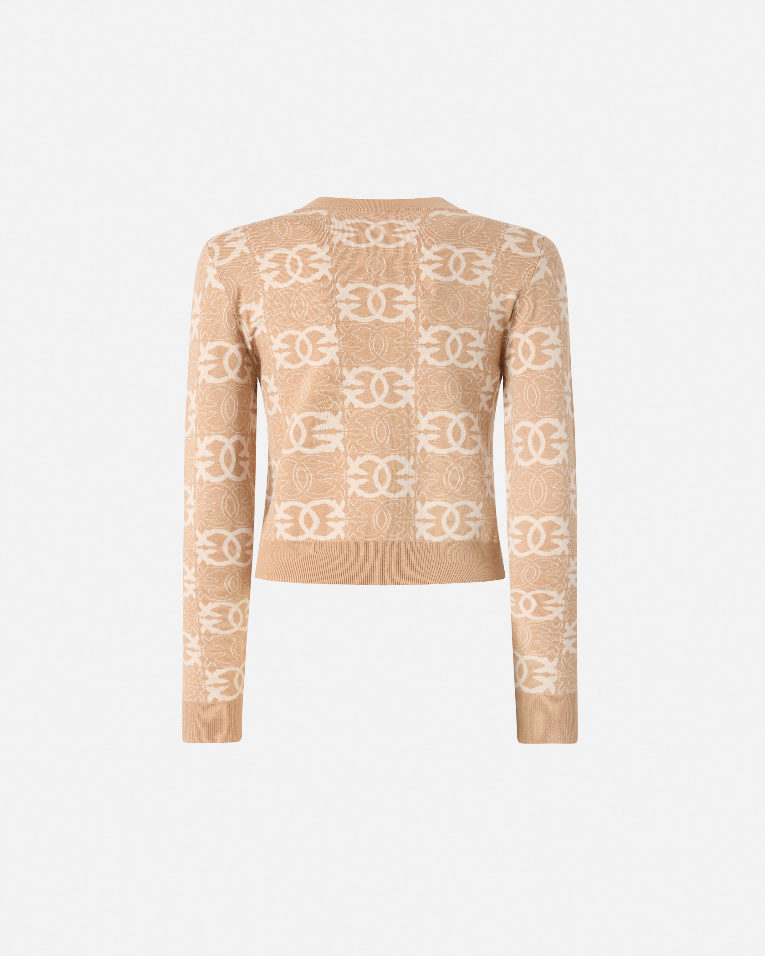 CROPPED SWEATER WITH LOVE BIRDS LOGO - 2