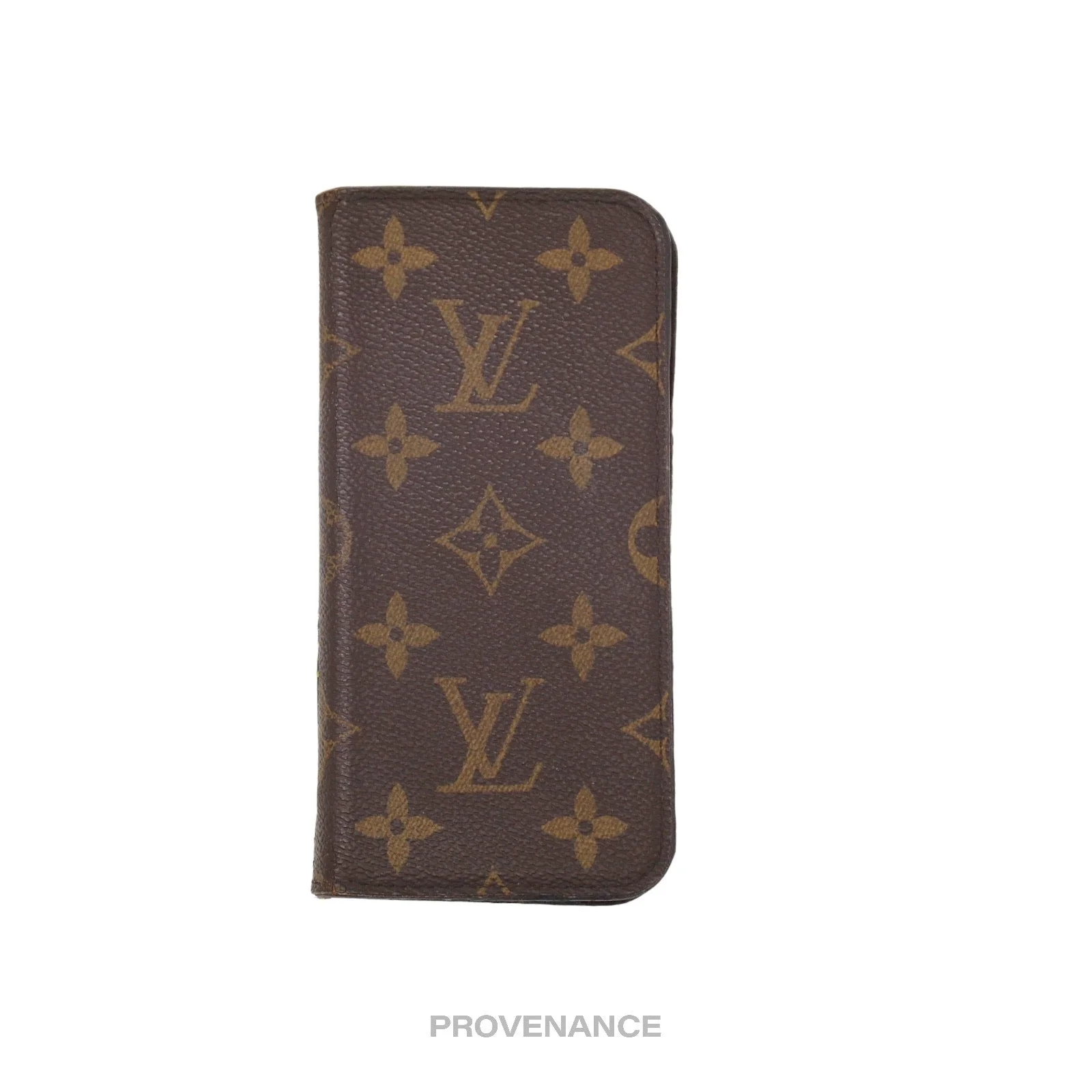 Louis Vuitton iPhone X Case - Folio Monogram Brown - 1
