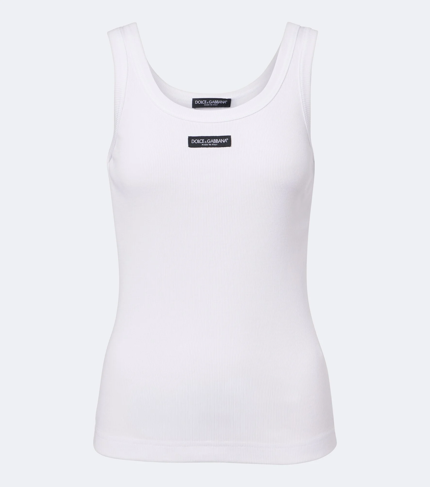 Logo cotton tank top - 1