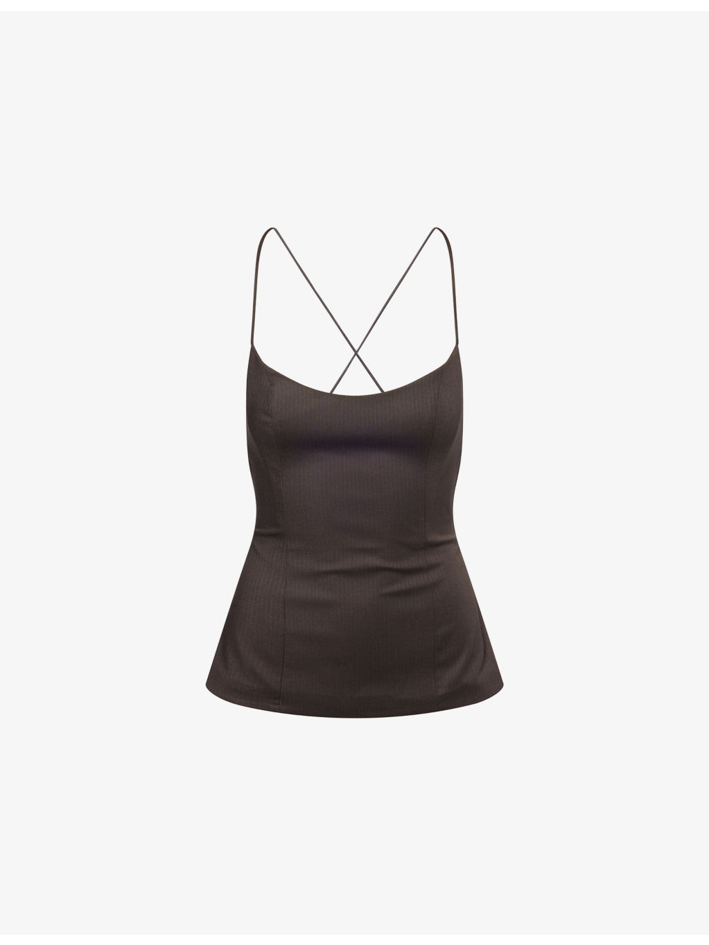 Ingrid Tie Striped Stretch-Woven Top - 1
