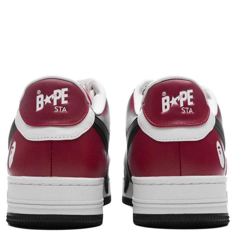 A BATHING APE® BAPE STA OS #2 M2 - BURGUNDY/BLACK outlook
