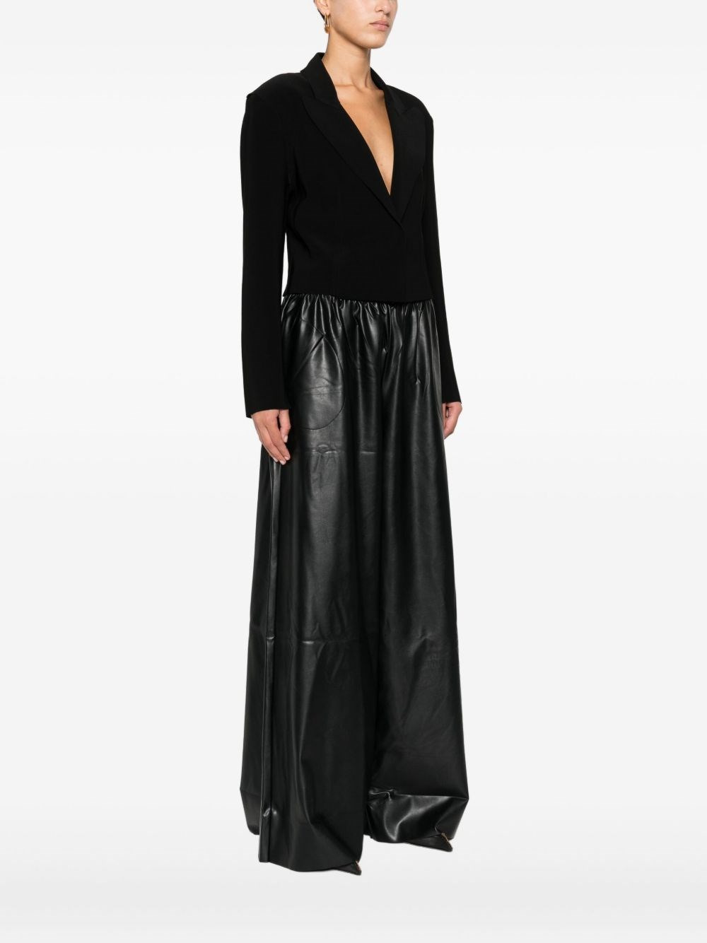 Single-breasted cropped jacket - 5