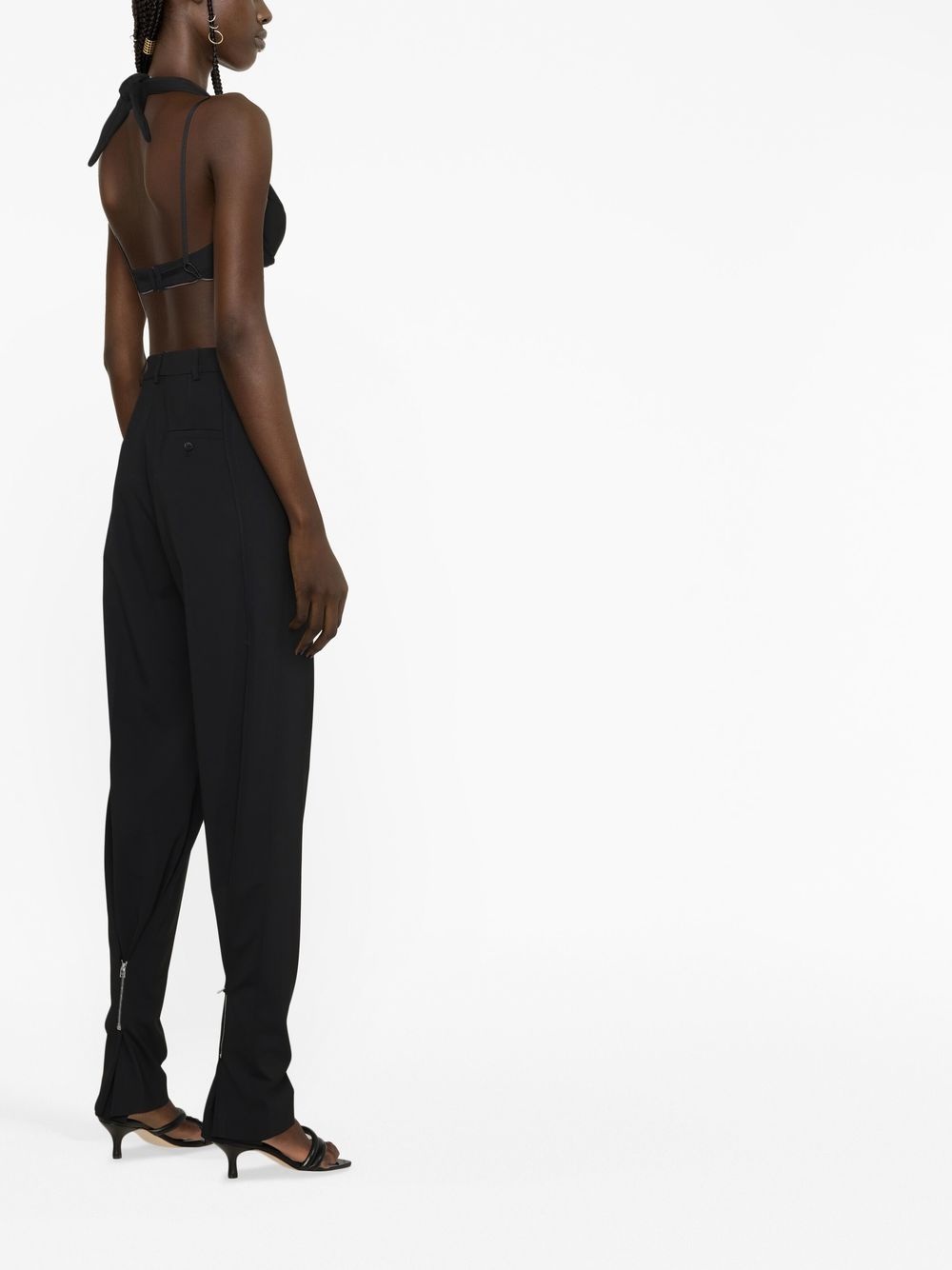 tapered-leg trousers - 4