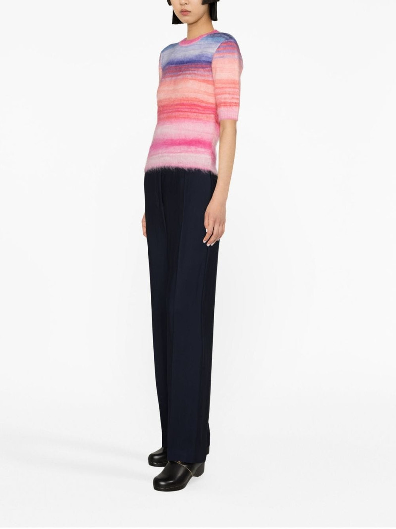 brushed-effect wool-blend top 3