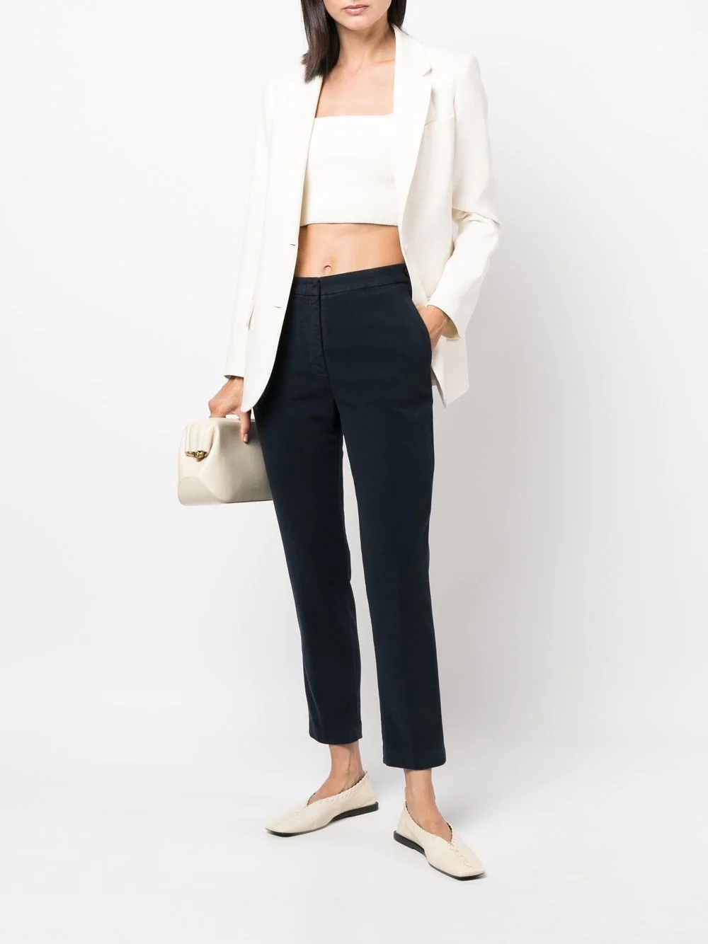 cropped chino trousers - 2