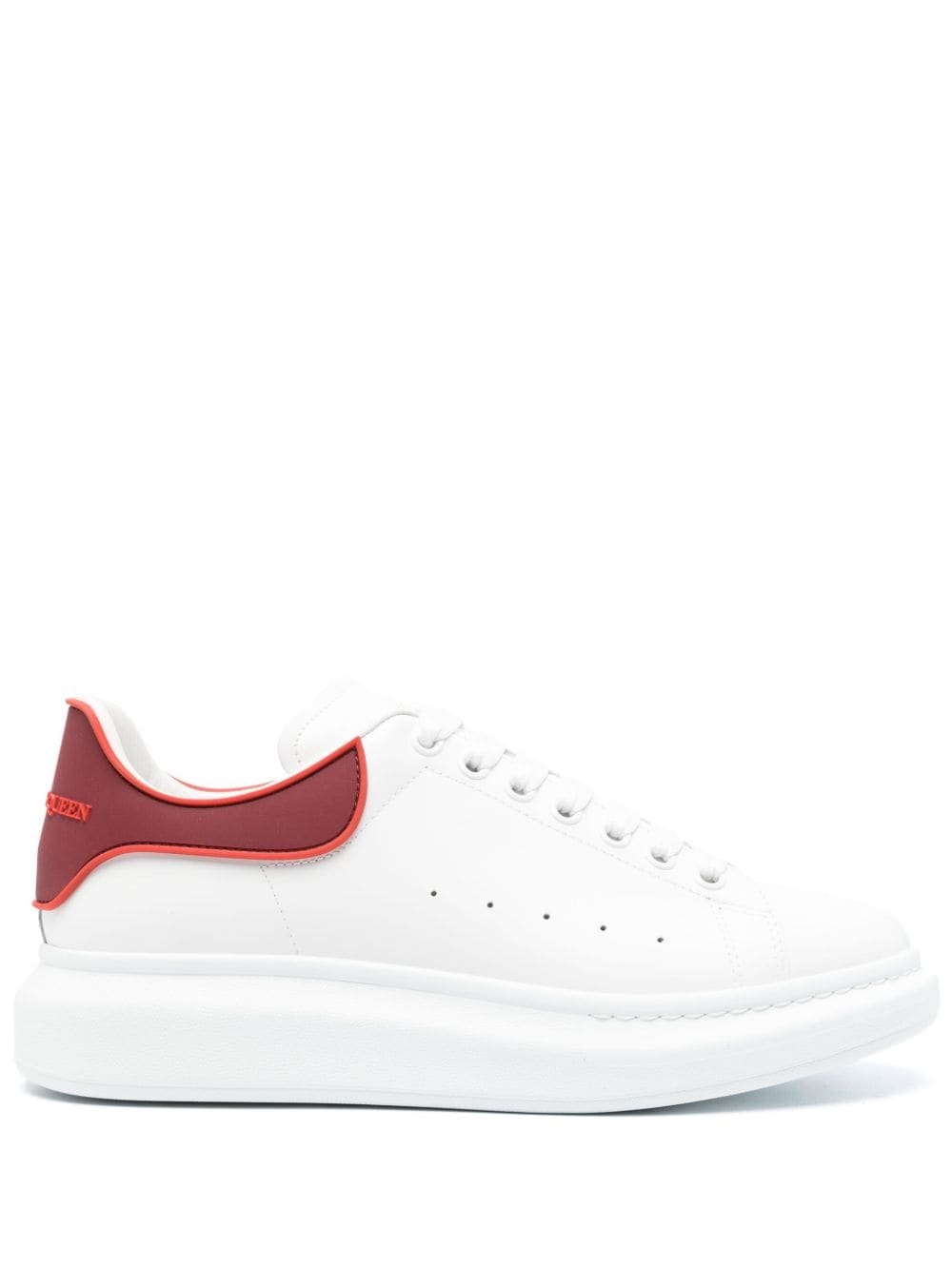 Oversized leather sneakers - 1