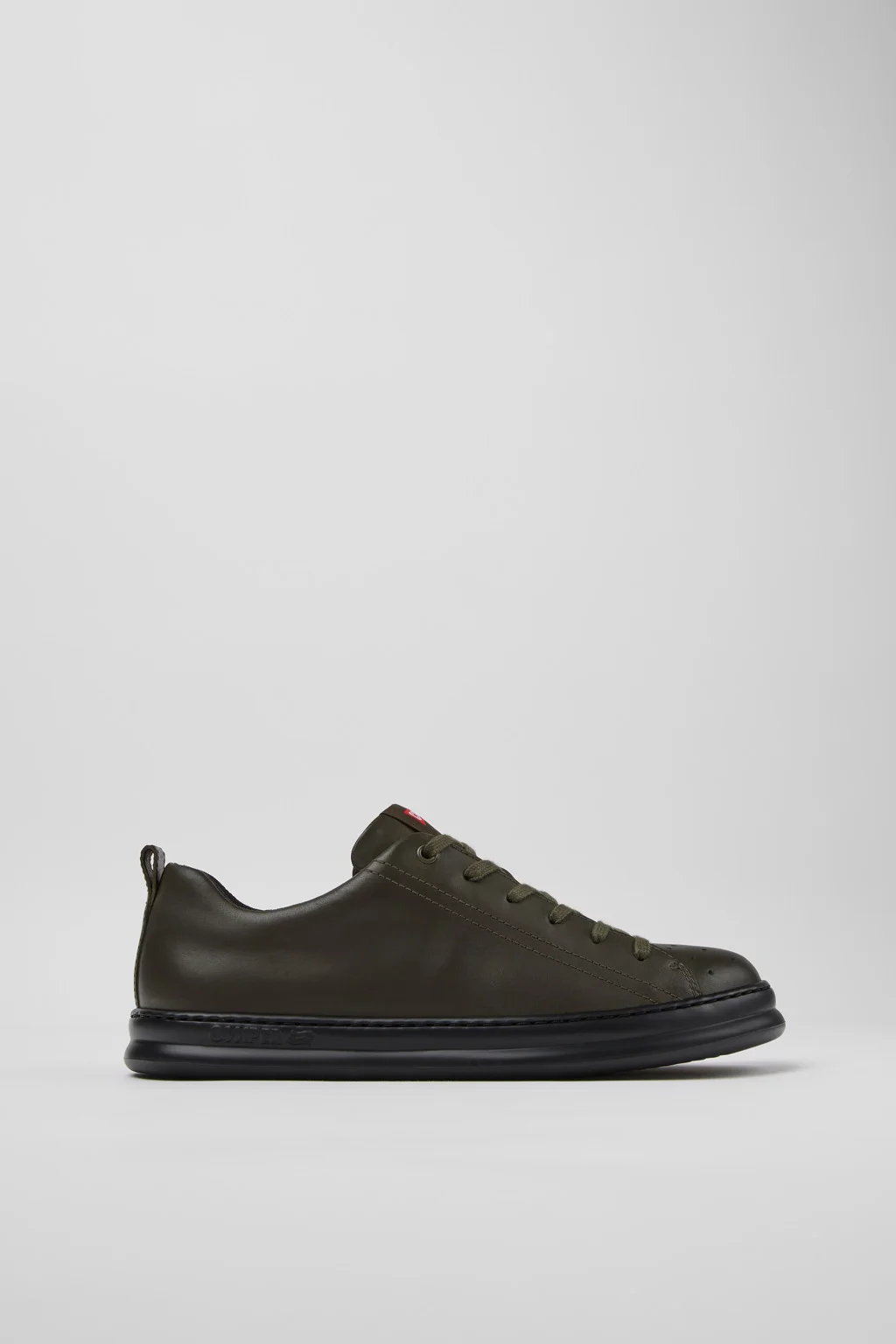 Runner Green Leather Sneakers for Men. - 1