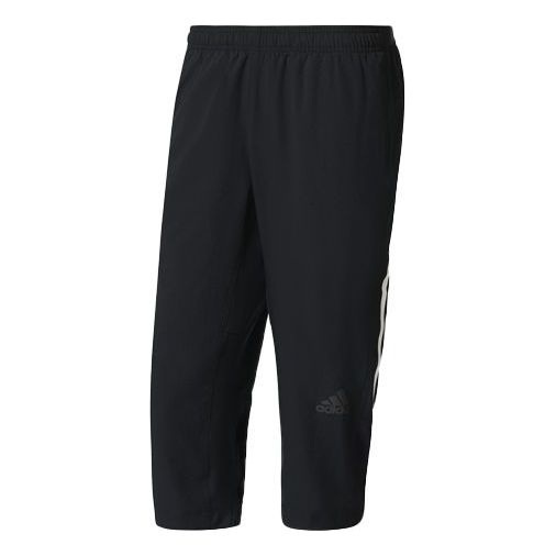 adidas Casual Woven Sports Seven-Cent Trousers Men's Black BK0982 - 1