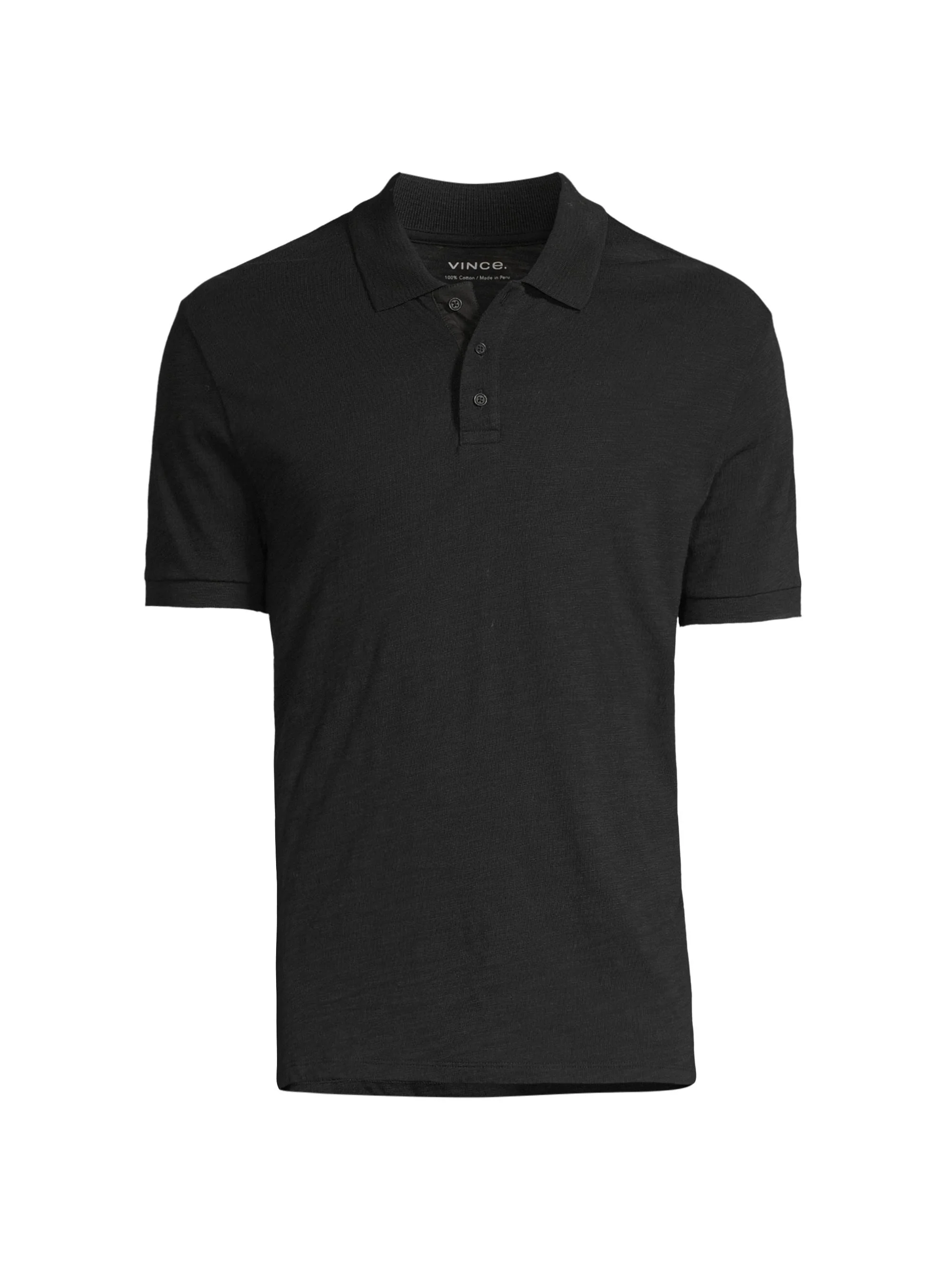 Men's Classic Polo Shirt - Black - 1