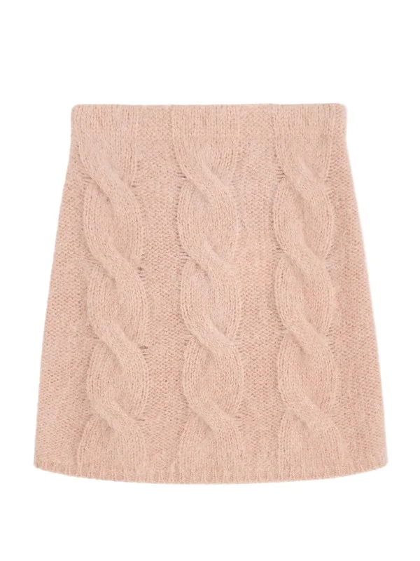 Eliotta Mini Skirt in Rose Dust - 1