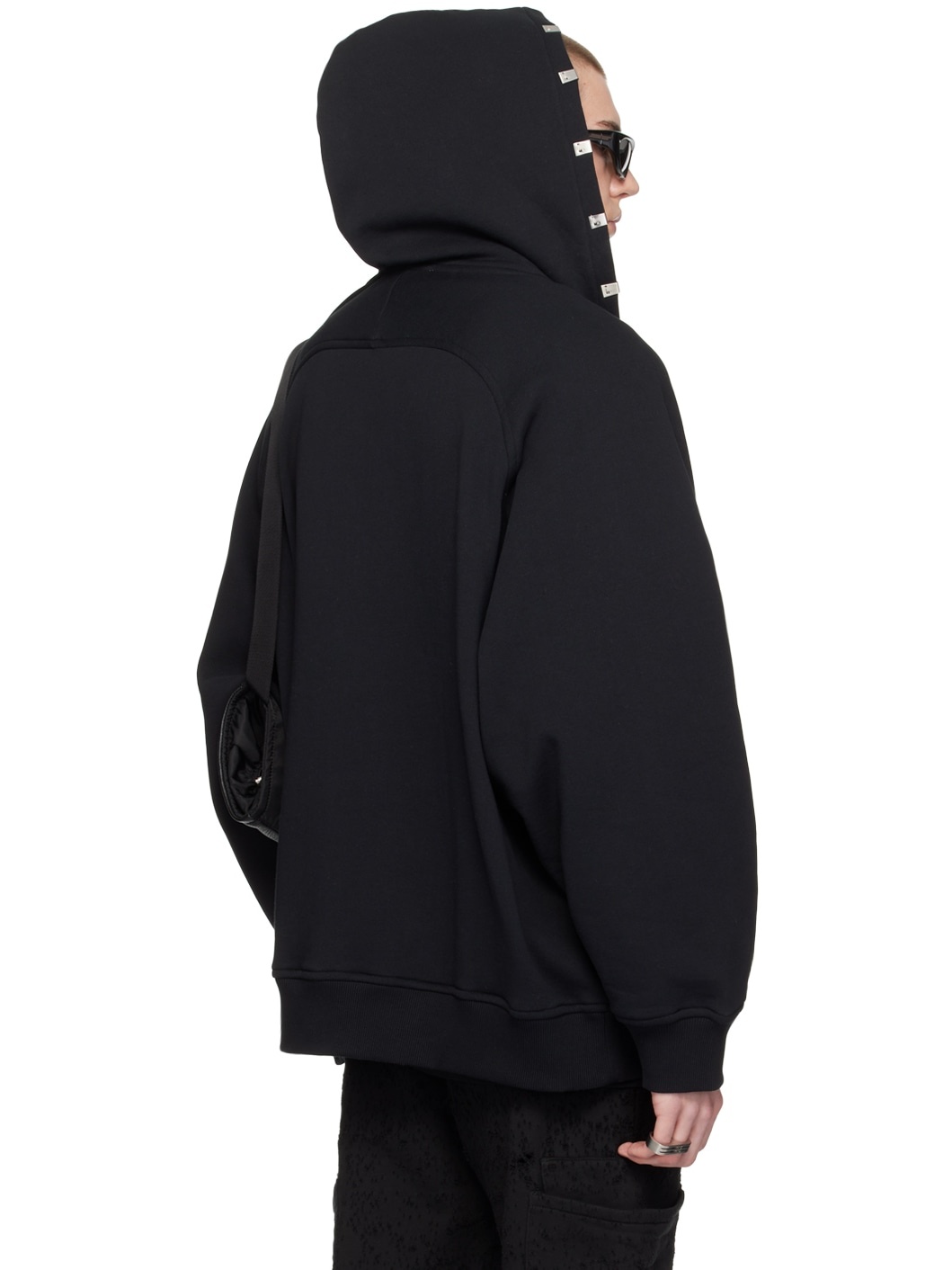 Black Lightercap Hoodie - 3