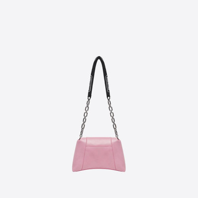 BALENCIAGA Women's Downtown Small Shoulder Bag With Chain in Pink outlook