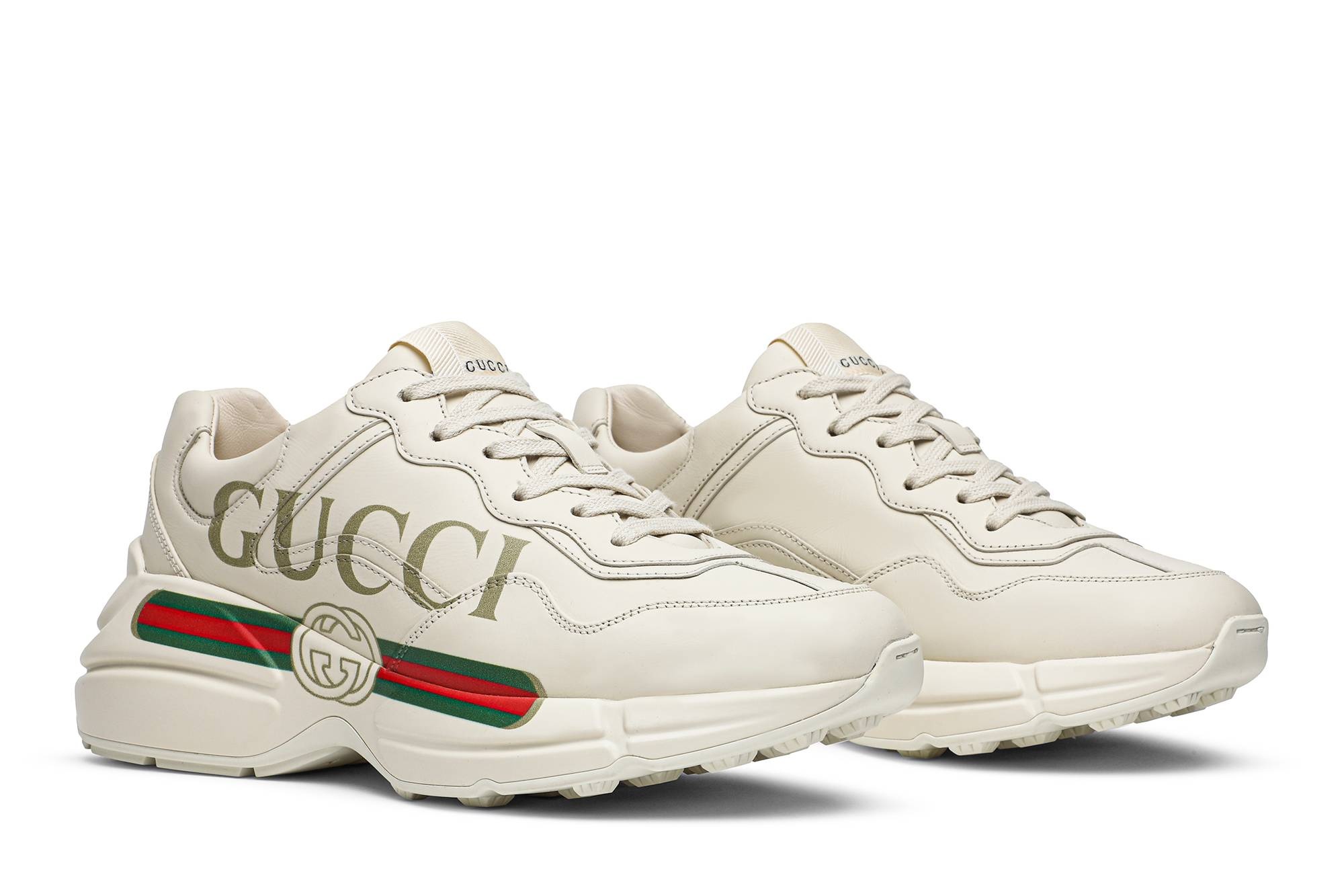 Gucci Wmns Rhyton Leather Sneaker 'Logo' - 8