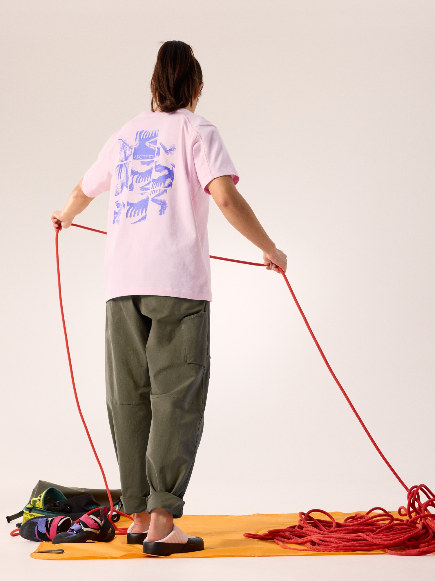 Kragg Cotton Bird Tile Crew Shirt SS - 4