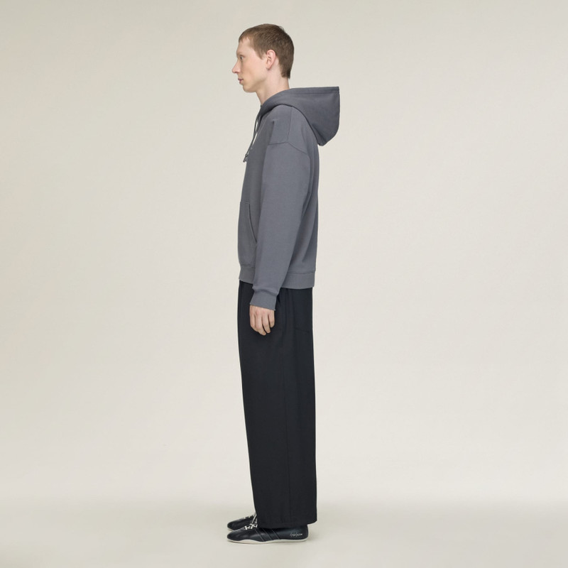 Y-3 FRENCH TERRY LIQUID LOGO HOODIE 4