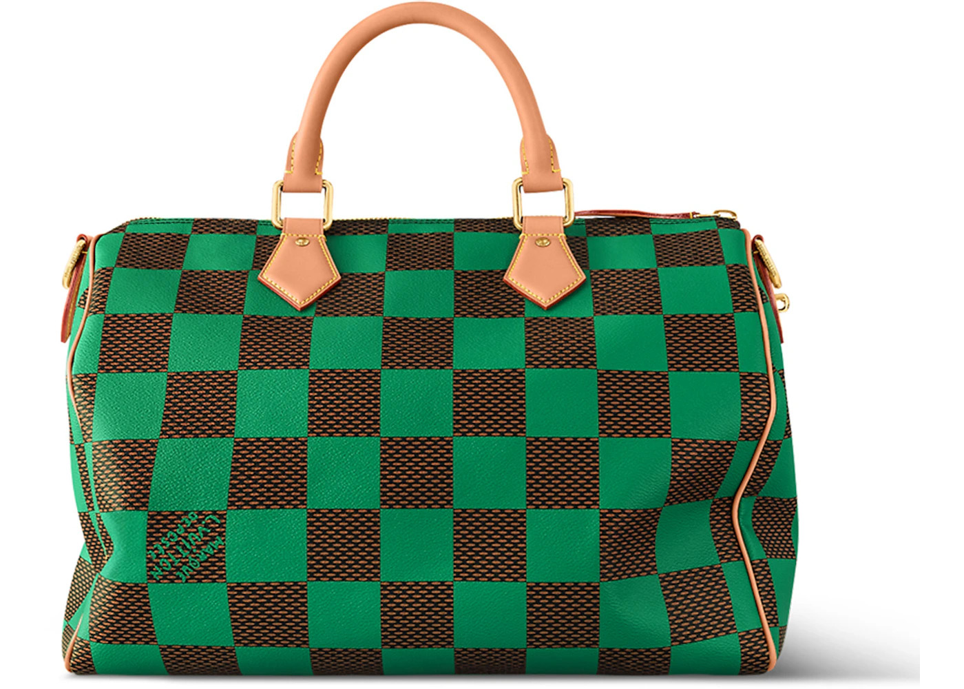 Louis Vuitton Speedy 40 Bandoulière Damier Pop Green - 2